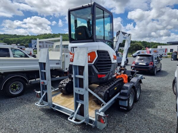 NEUF BOBCAT E27Z + REMORQUE + 3 GODETS + MARTEAU BRH – Image 6