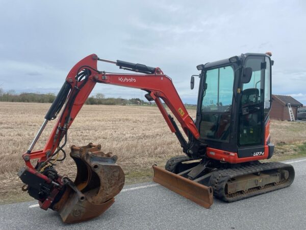 Kubota U27-4 + 3 GODETS+ ATTACHE ROTATIVE INCLINABLE – Image 5