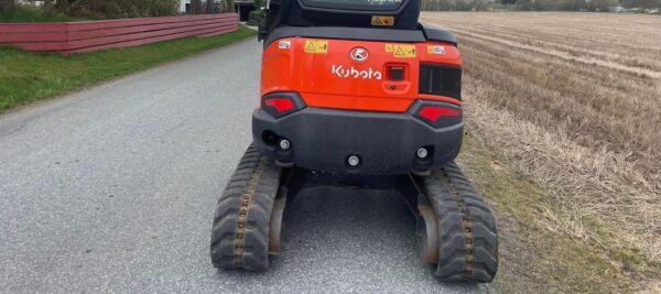 Kubota U27-4 + 3 GODETS+ ATTACHE ROTATIVE INCLINABLE – Image 7